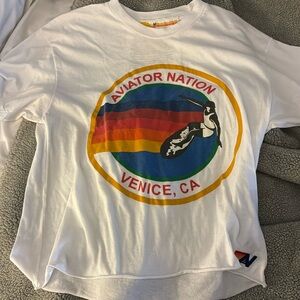 NWOT aviator nation Venice tshirt